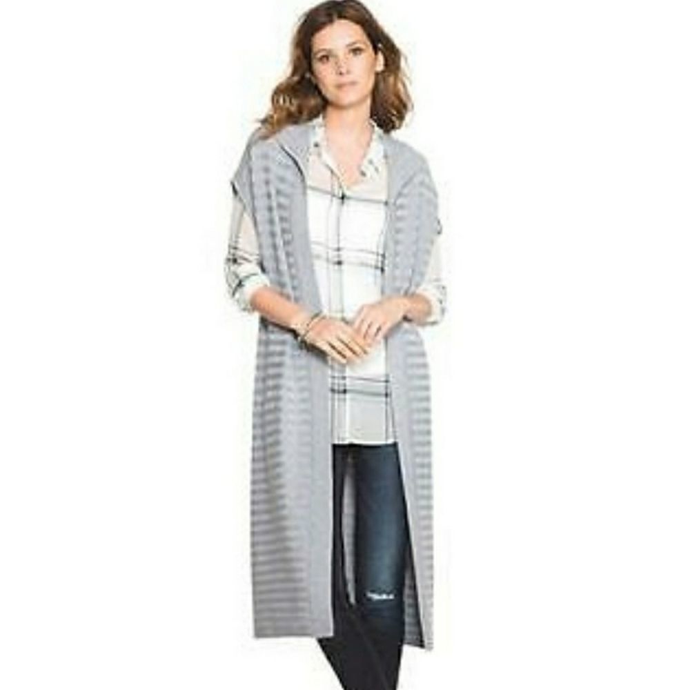 White House Black Market Full Body grey Cardigan Medium